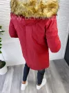 Geaca barbati groasa grena imblanita B6210 D1-3